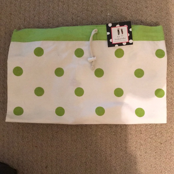 NWT Buckhead Betties Polka Dot Cinch Laundry Tote! - Picture 5 of 5
